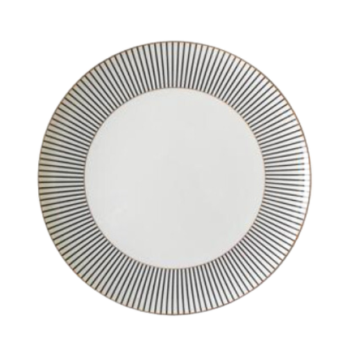 Black Sunrise Dinner Plate
