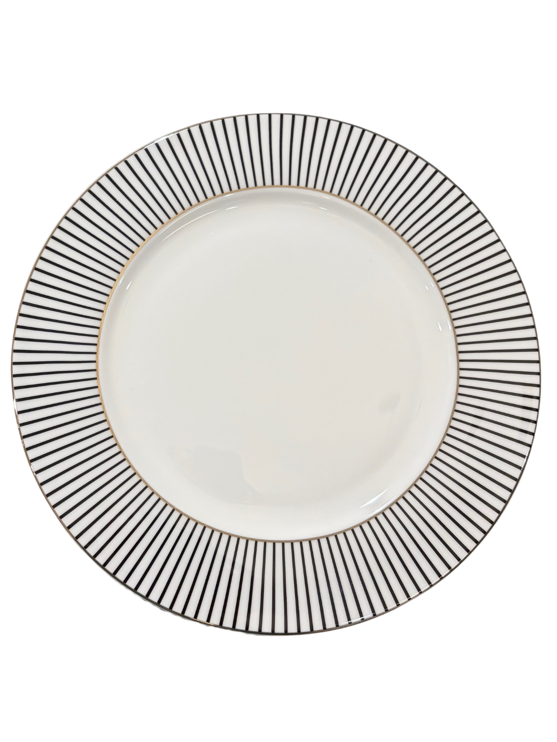 Black Sunrise Dinner Plate