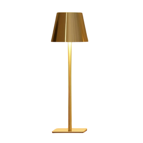 Cordless Table Lamp (Rechargable) - Gold